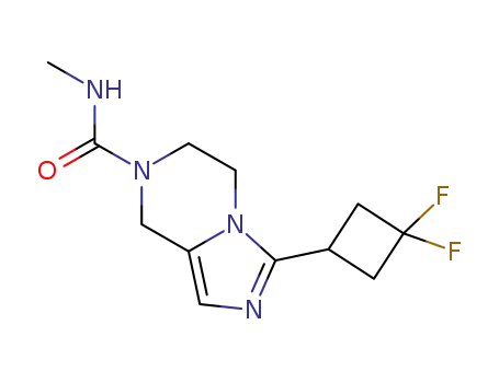 3-(3,3-difluorocyclobutyl)-N-methyl-5,6-dihydroimidazo[1,5-a]pyrazine-7(8H)-carboxamide