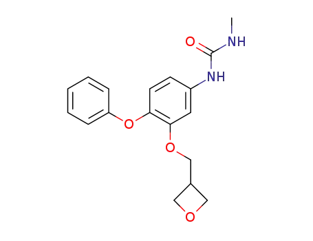1-methyl-3-[3-(oxetan-3-ylmethoxy)-4-phenoxyphenyl]urea