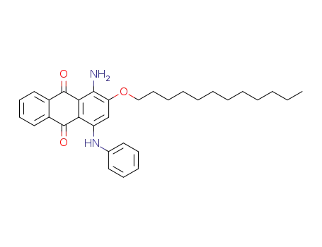 1-amino-4-anilino-2-dodecyloxy-anthraquinone
