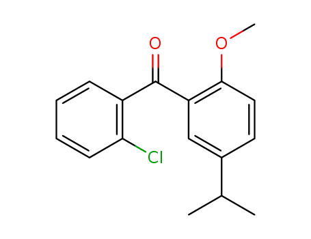 2-chloro-2'-methoxy-5'-isopropylbenzophenone