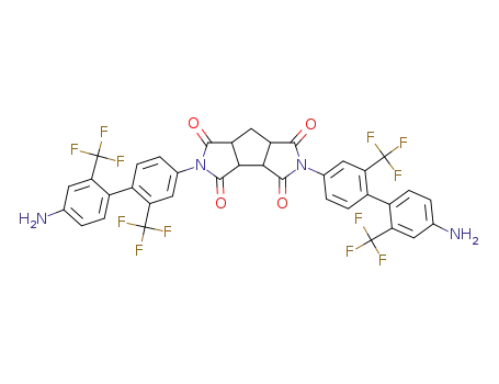 2,5-bis(2,2'-bis(trifluoromethyl)-4'-amino-1,1'-biphenyl-4-yl)hexahydrobenzo[1,2-c:4,5-c']dipyrrole-1,3,5,7(2H,6H)-tetrone