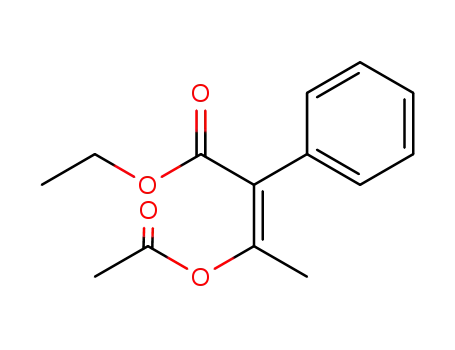 (Z)-ethyl 3-acetoxy-2-phenylbut-2-enoate