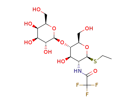 ethyl β-D-galactopyranosyl-(1→4)-2-deoxy-2-trifluoroacetamido-1-thio-β-D-glucopyranoside