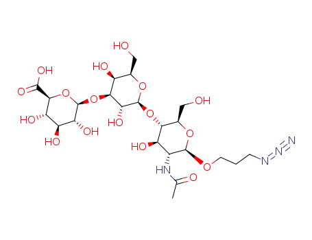 3-azidopropyl β-D-glucopyranosyluronic-(1→3)-β-D-galactopyranosyl-(1→4)-2-acetamido-2-deoxy-β-D-glucopyranoside