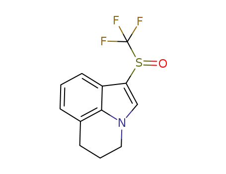 1-((trifluoromethyl)sulfinyl)-5,6-dihydro-4H-pyrrolo[3,2,1-ij]quinoline