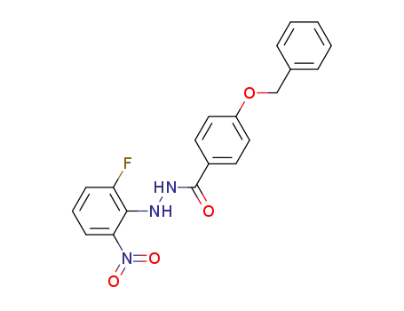 4-benzyloxy-N'-(2-fluoro-6-nitrophenyl)benzhydrazide