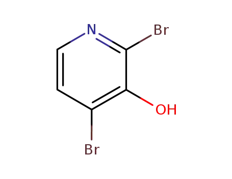 Molecular Structure of 129611-31-0 (2,4-Dibromo-3-hydroxypyridine)