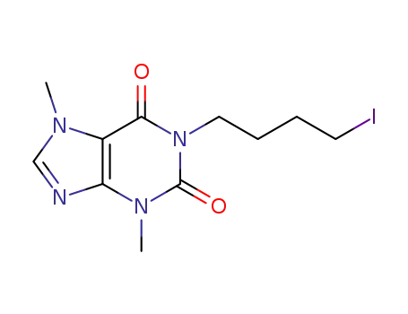 1-(4-iodobutyl)-3,7-dimethyl-3,7-dihydro-1H-purine-2,6-dione