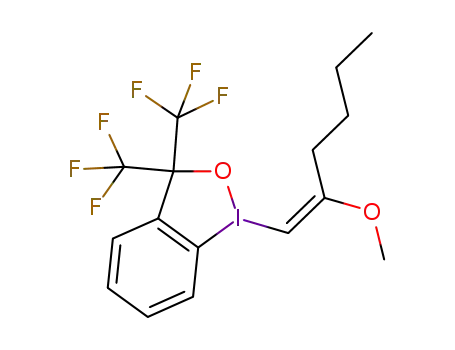 (E)-1-(2-methoxyhex-1-en-1-yl)-3,3-bis(trifluoromethyl)-1,3-dihydro-1λ3-benzo[d][1,2]iodaoxole