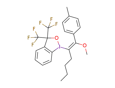 (E)-1-(1-methoxy-1-(p-tolyl)hex-1-en-2-yl)-3,3-bis(trifluoromethyl)-1,3-dihydro-1λ3-benzo[d][1,2]iodaoxole