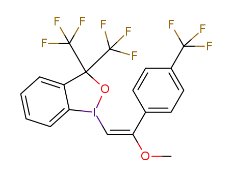 (E)-1-(2-methoxy-2-(4-(trifluoromethyl)phenyl)vinyl)-3,3-bis(trifluoromethyl)-1,3-dihydro-1λ3-benzo[d][1,2]iodaoxole