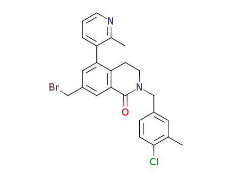 7-(bromomethyl)-2-(4-chloro-3-methylbenzyl)-5-(2-methylpyridin-3-yl)-3,4-dihydroisoquinolin-1(2H)-one
