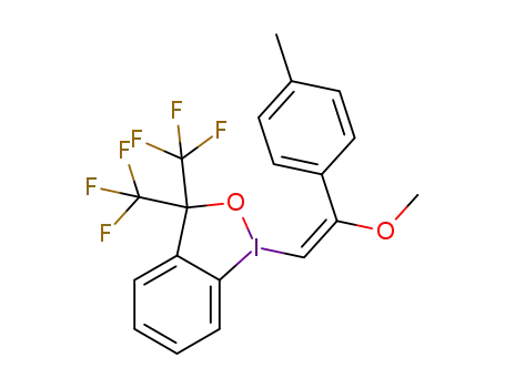 (E)-1-(2-methoxy-2-(p-tolyl)vinyl)-3,3-bis(trifluoromethyl)-1,3-dihydro-1λ3-benzo[d][1,2]iodaoxole