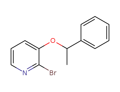 (±)-2-bromo-3-(1-phenylethoxy)pyridine