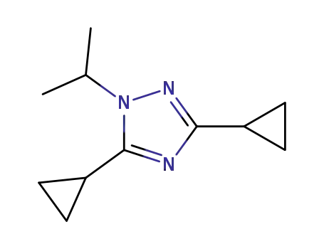 3,5-dicyclopropyl-1-isopropyl-1H-1,2,4-triazole