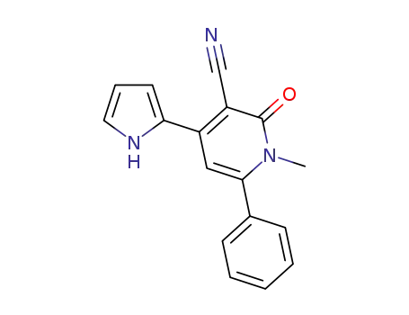 1-methyl-2-oxo-6-phenyl-4-(1H-pyrrol-2-yl)-1,2-dihydropyridine-3-carbonitrile