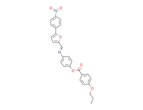 4-[((5-(4-nitrophenyl)furan-2-yl)methylene)amino]phenyl 4-propoxybenzoate