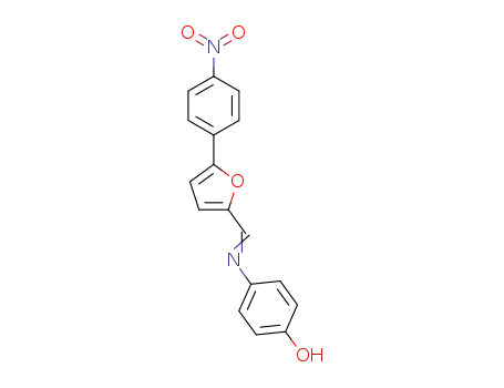 4-[((5-(4-nitrophenyl)furan-2-yl)methylene)amino]phenol