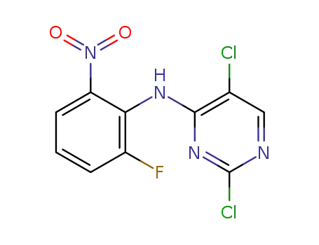 2,5-dichloro-N-(2-fluoro-6-nitrophenyl)pyrimidin-4-amine