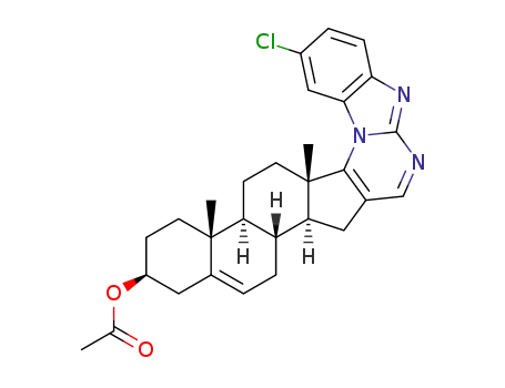 3β-acetoxy-6'-chloroandrost[16,17-e]benzimidazolo[1’,2’-a]pyrimidin-5-ene