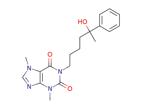 1-(5-hydroxy-5-phenylhexyl)-3,7-dimethyl-3,7-dihydro-1H-purine-2,6-dione