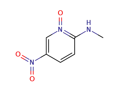 Molecular Structure of 113509-58-3 (2-Pyridinamine, N-methyl-5-nitro-, 1-oxide)