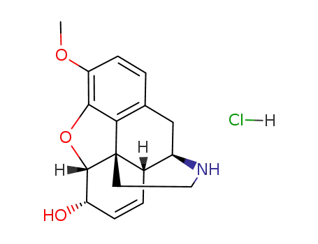 Molecular Structure of 14648-14-7 (NORCODEINE HYDROCHLORIDE TRIHYDRATE--*DE A SCHEDULE)