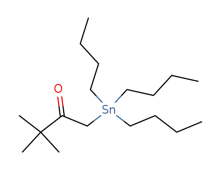3,3-Dimethyl-1-zinntributyl-butan-2-on