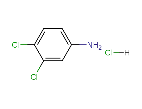 Molecular Structure of 33240-95-8 (Benzenamine,3,4-dichloro-, hydrochloride (1:1))