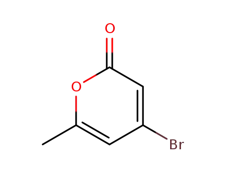 Molecular Structure of 132559-91-2 (4-Bromo-6-Methyl-2H-Pyran-2-One)