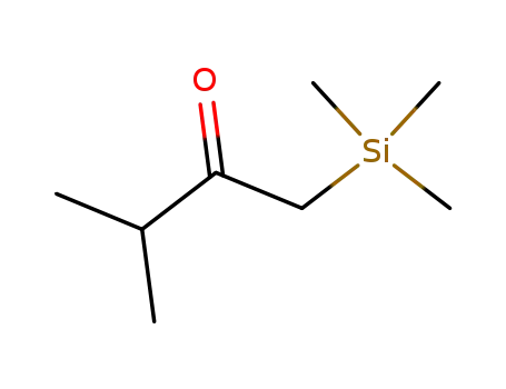 Molecular Structure of 69561-99-5 (2-Butanone, 3-methyl-1-(trimethylsilyl)-)