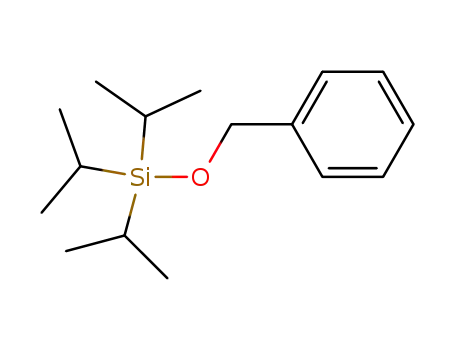 Molecular Structure of 80522-43-6 (Silane, tris(1-methylethyl)(phenylmethoxy)-)