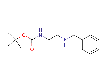 Molecular Structure of 174799-52-1 (Tert-butyl N-[2-(benzylaMino)ethyl]carbaMate)