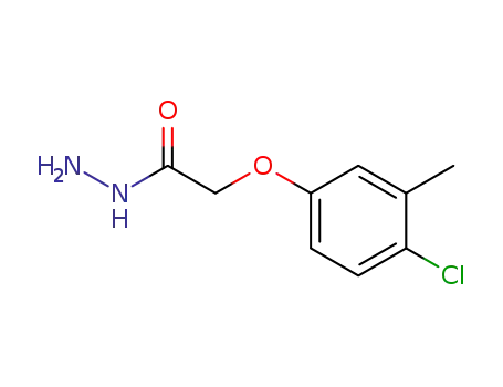 Molecular Structure of 72293-68-6 ((4-CHLORO-3-METHYL-PHENOXY)-ACETIC ACID HYDRAZIDE)