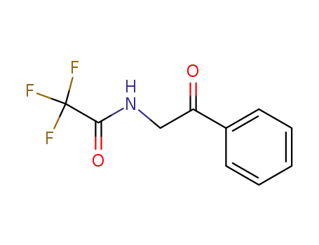 Molecular Structure of 91994-49-9 (Acetamide, 2,2,2-trifluoro-N-(2-oxo-2-phenylethyl)-)