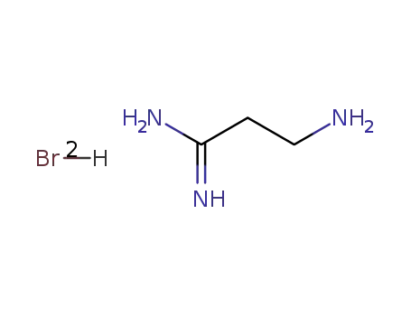 Molecular Structure of 77152-88-6 ((1E)-3-aminopropanimidamide)