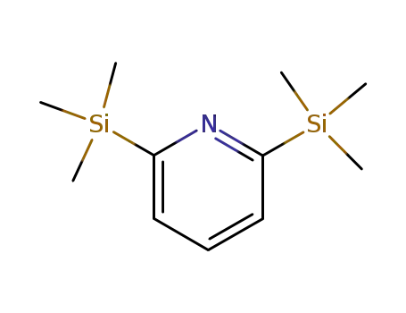 Molecular Structure of 35505-52-3 (2,6-bis(trimethylsilyl)pyridine)
