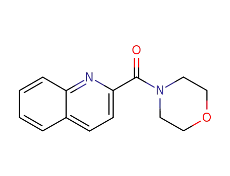 Molecular Structure of 78224-46-1 (Morpholine, 4-(2-quinolinylcarbonyl)-)