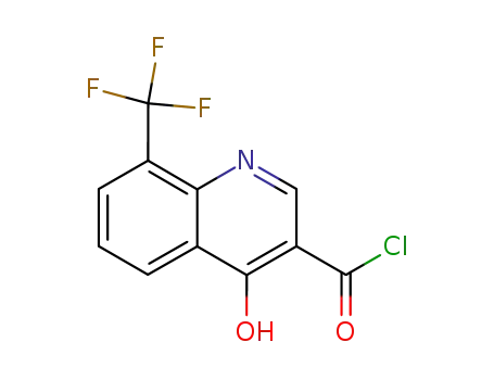 4-hydroxy-8-trifluoromethyl-3-quinoline-carboxylic acid chloride