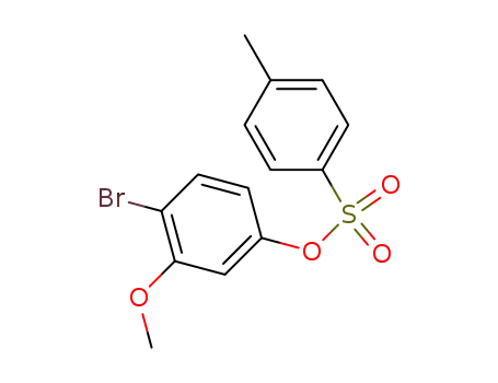 Molecular Structure of 137396-01-1 (4-BROMO-3-METHOXYPHENYL PARATOSYLATE)