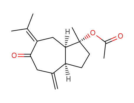 Acetic acid (1R,3aR,8aR)-7-isopropylidene-1-methyl-4-methylene-6-oxo-decahydro-azulen-1-yl ester