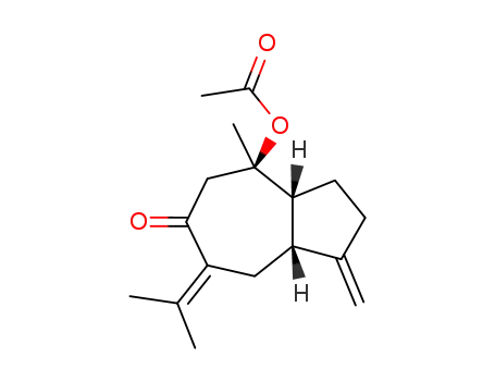 Acetic acid (3aR,4R,8aR)-7-isopropylidene-4-methyl-1-methylene-6-oxo-decahydro-azulen-4-yl ester