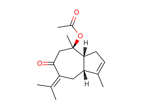 Acetic acid (3aR,4R,8aR)-7-isopropylidene-1,4-dimethyl-6-oxo-3,3a,4,5,6,7,8,8a-octahydro-azulen-4-yl ester
