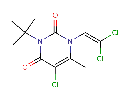 1-(2,2-dichlorovinyl)-3-tert-butyl-5-chloro-6-methyluracil