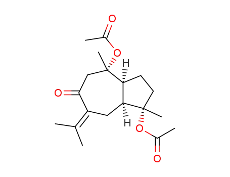 Acetic acid (1S,3aS,4S,8aS)-1-acetoxy-7-isopropylidene-1,4-dimethyl-6-oxo-decahydro-azulen-4-yl ester