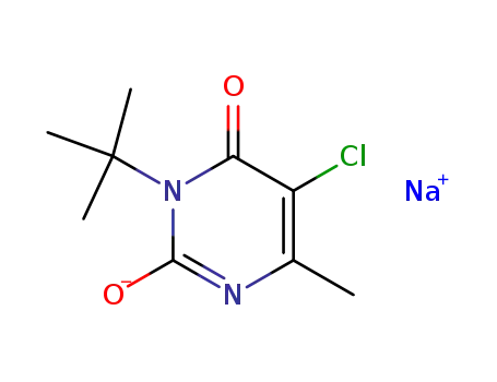 sodium salt of 3-tert-butyl-5-chloro-6-methyluracil