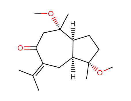 (1S,3aS,4S,8aS)-7-Isopropylidene-1,4-dimethoxy-1,4-dimethyl-octahydro-azulen-6-one