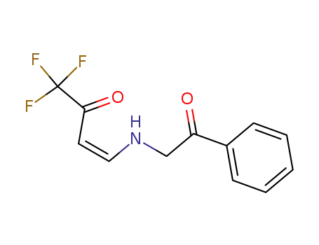 (Z)-1,1,1-Trifluoro-4-(2-oxo-2-phenyl-ethylamino)-but-3-en-2-one