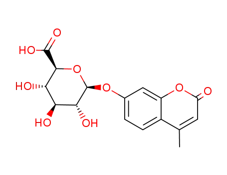 Molecular Structure of 6160-80-1 (4-Methylumbelliferyl-beta-D-glucuronide)