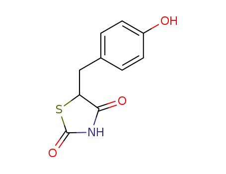 5-(4-Hydroxybenzyl)-1,3-thiazolidine-2,4-dione cas  74772-78-4